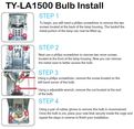 TY-LA1500 Bulb Install